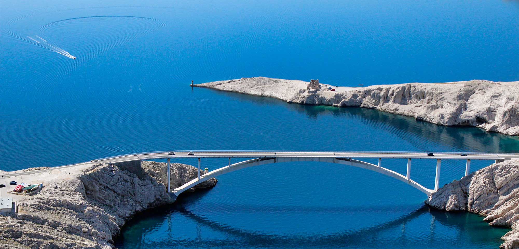 Ruins of Fortica Fortress & Pag Bridge
